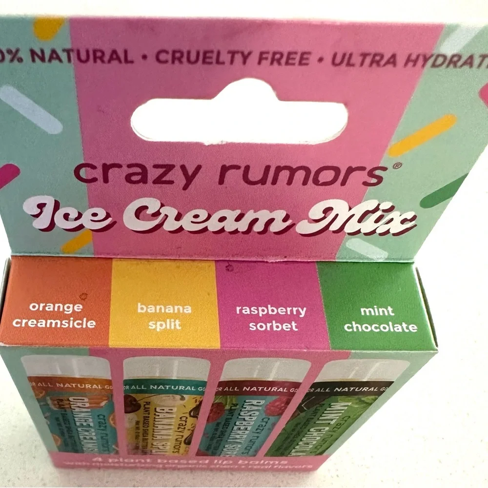 Crazy Rumors Ice Cream Mix Lip Balm Set